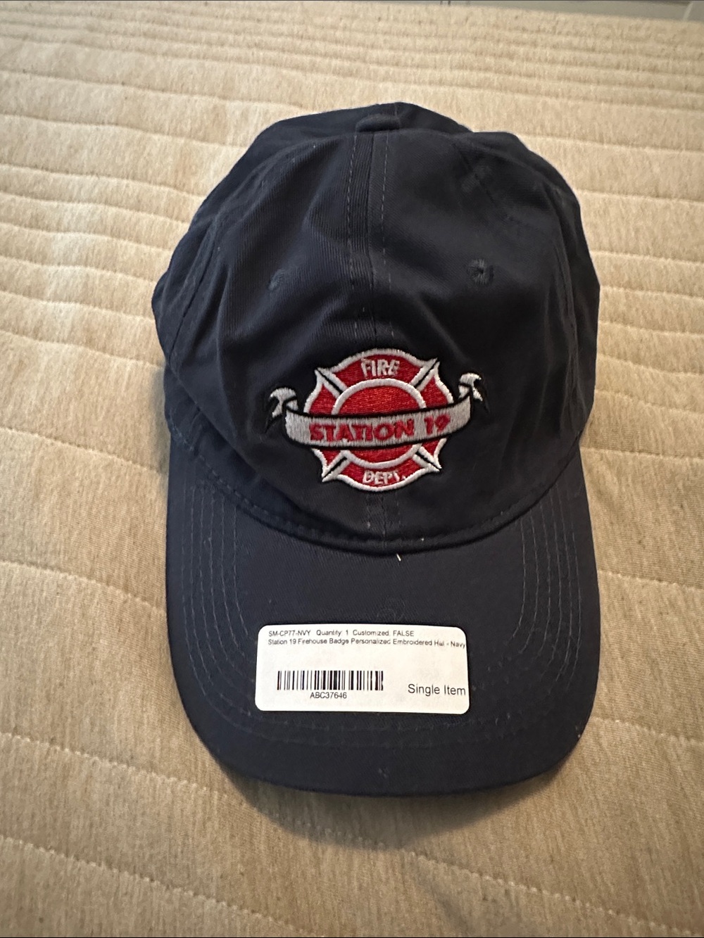 Station 19 Navy Baseball Cap